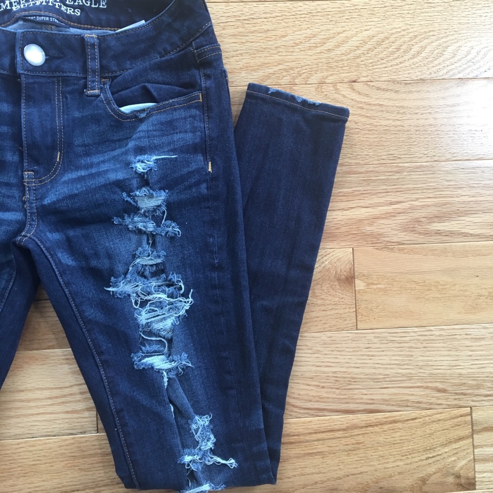 Distressed Denim Jeans